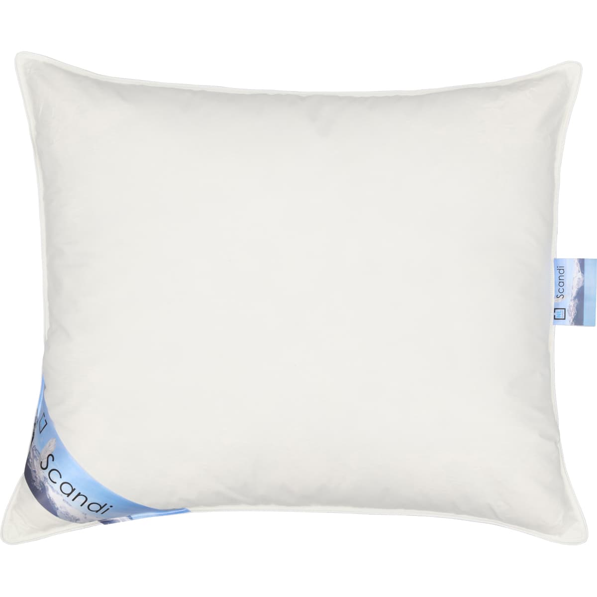 Hoofdkussen Scandi 100% eendenveertjes 60x70 - 1