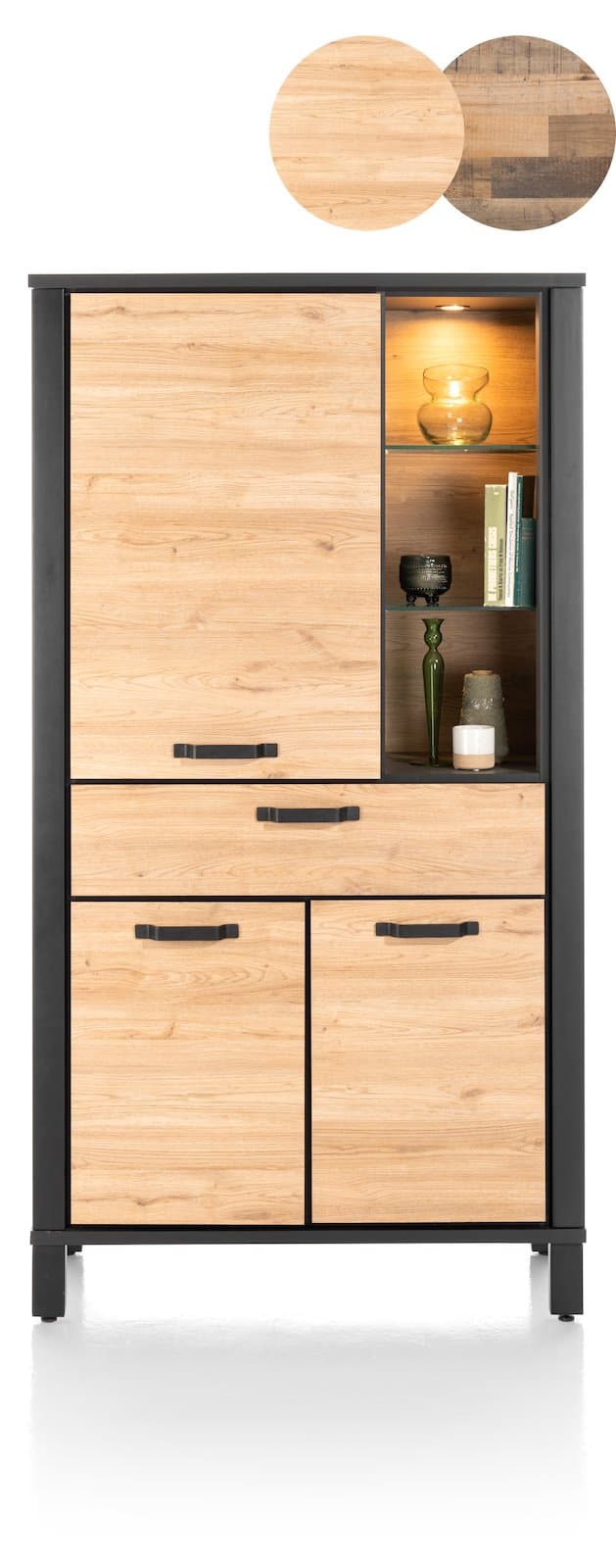 Bergkast 3d+1l+3n led Sardinie natural - 1