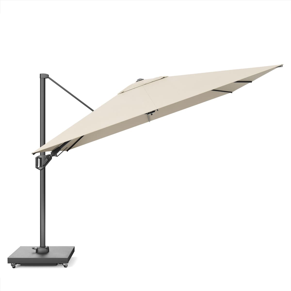 Zweefparasol Challenger T² Premium 300x300 cm Champagne Platinum - 4