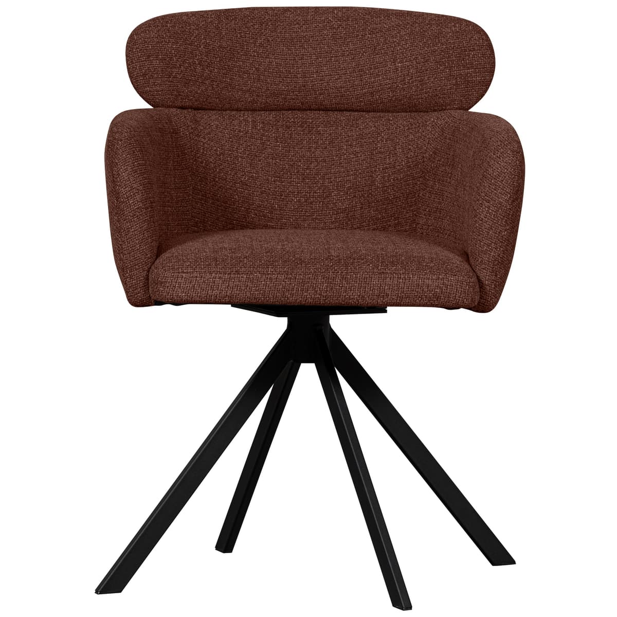 FENNE DRAAIBARE EETKAMERSTOEL CHESTNUT - 2