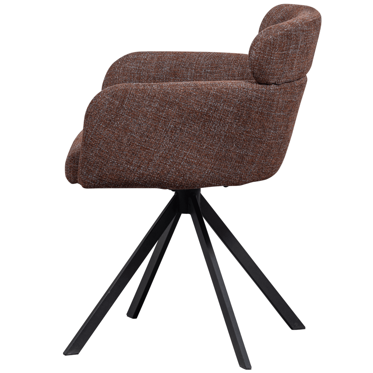 FENNE DRAAIBARE EETKAMERSTOEL CHESTNUT - 6