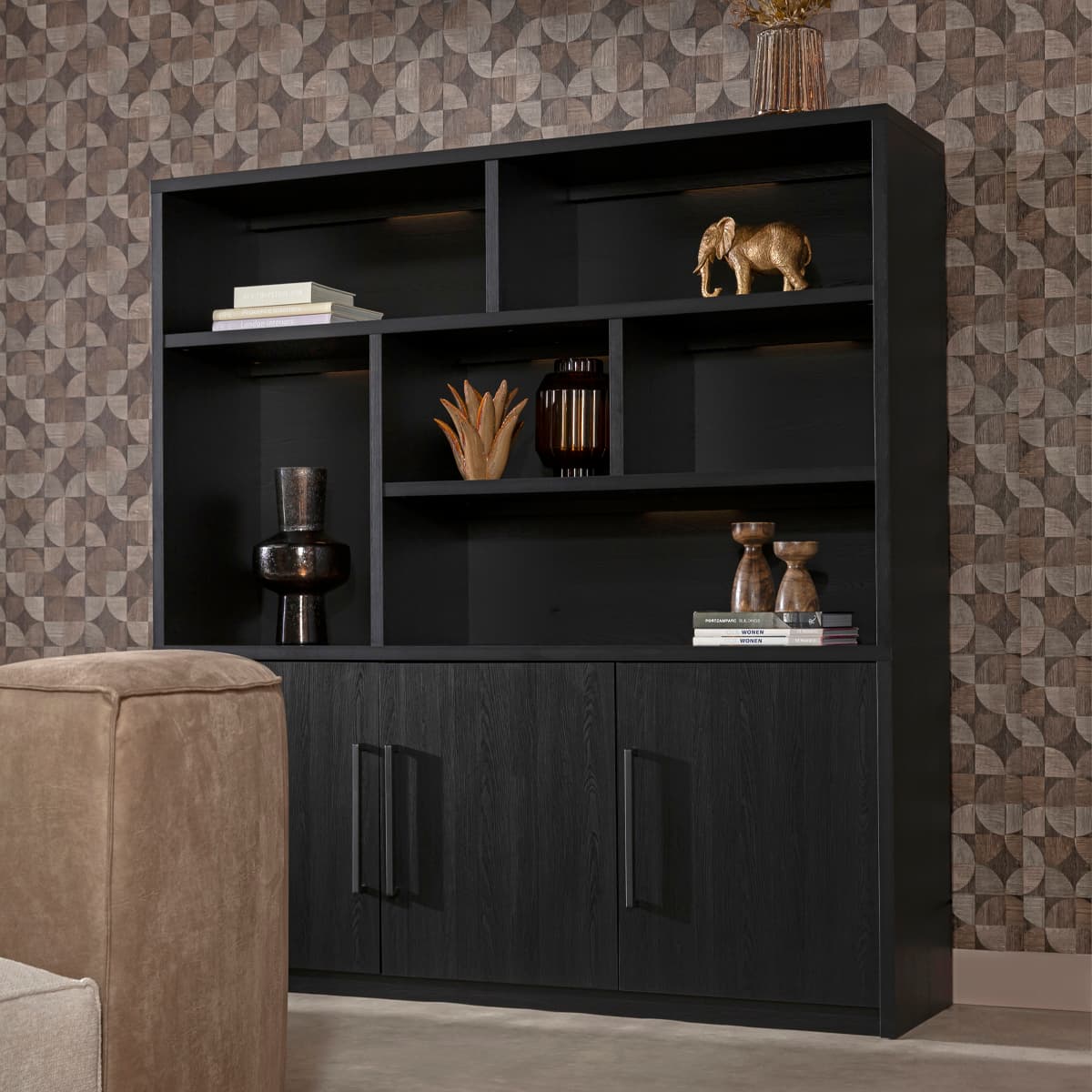 Wandkast Bram 180 cm - 9