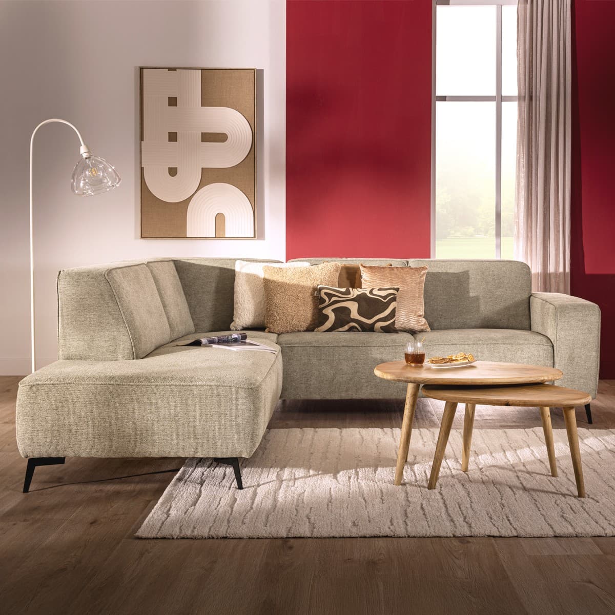 Bank Macy hoekziteiland links + 2,5-zits - 2