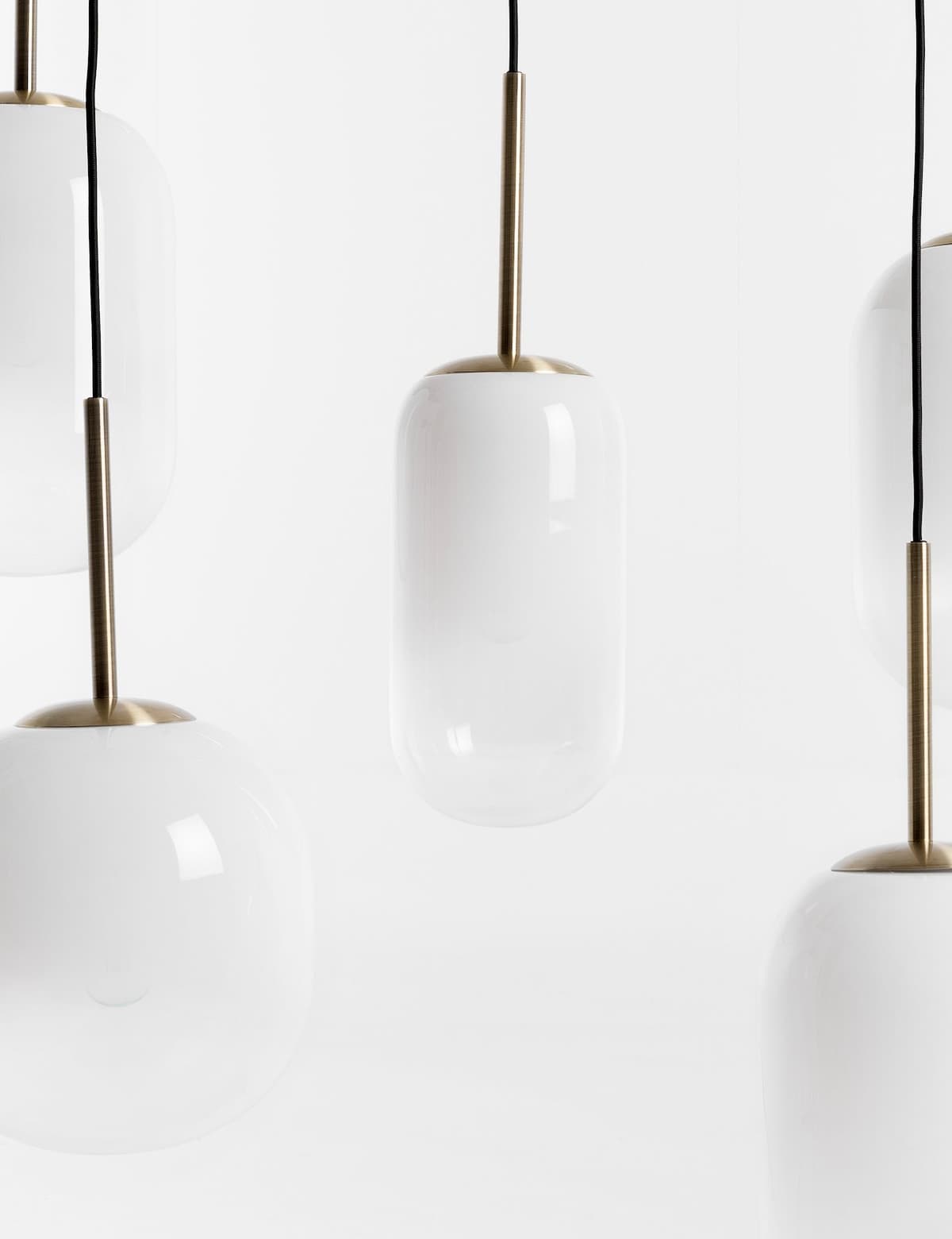 Milky hanglamp 5*e27 Coco Maison - 10