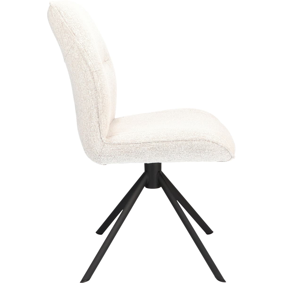 Eetkamerstoel Odin zonder arm in stof Lodge Linnen - 3