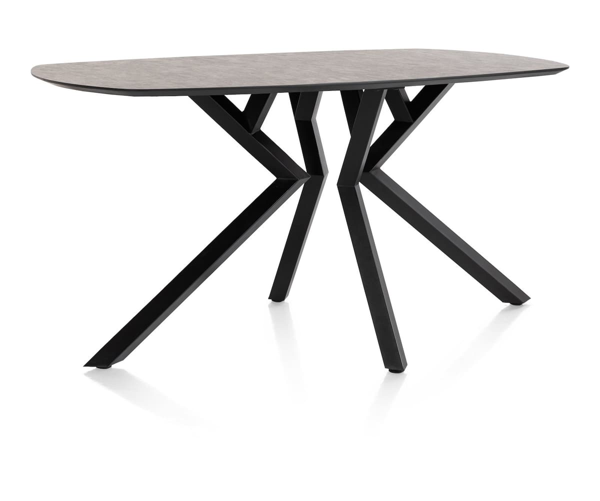 Bartafel ovaal 105x200 Masura Antraciet - 2