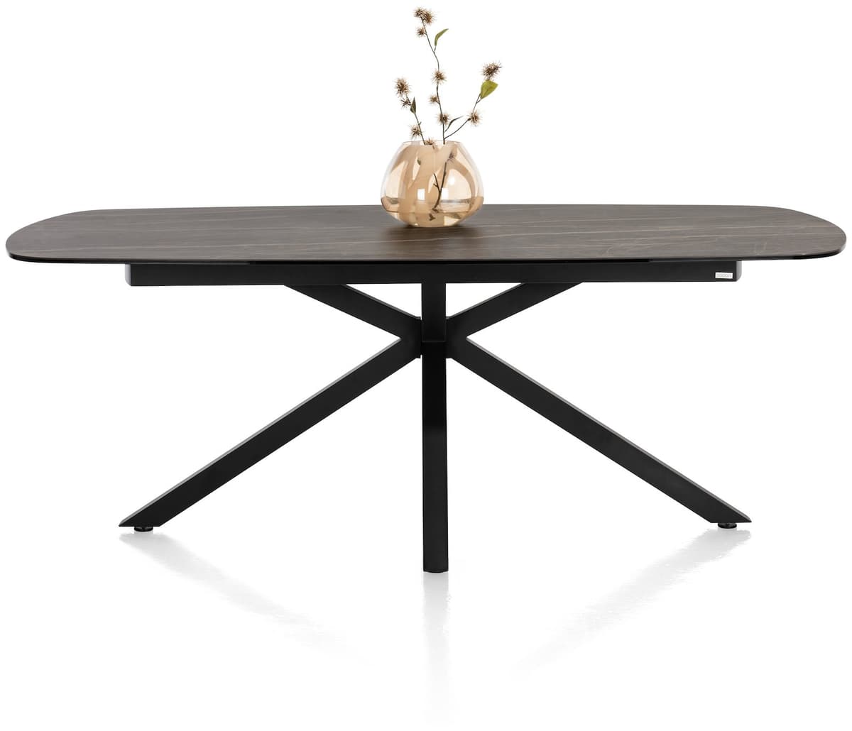 Tafel 200x100cm Montello zwart - 1