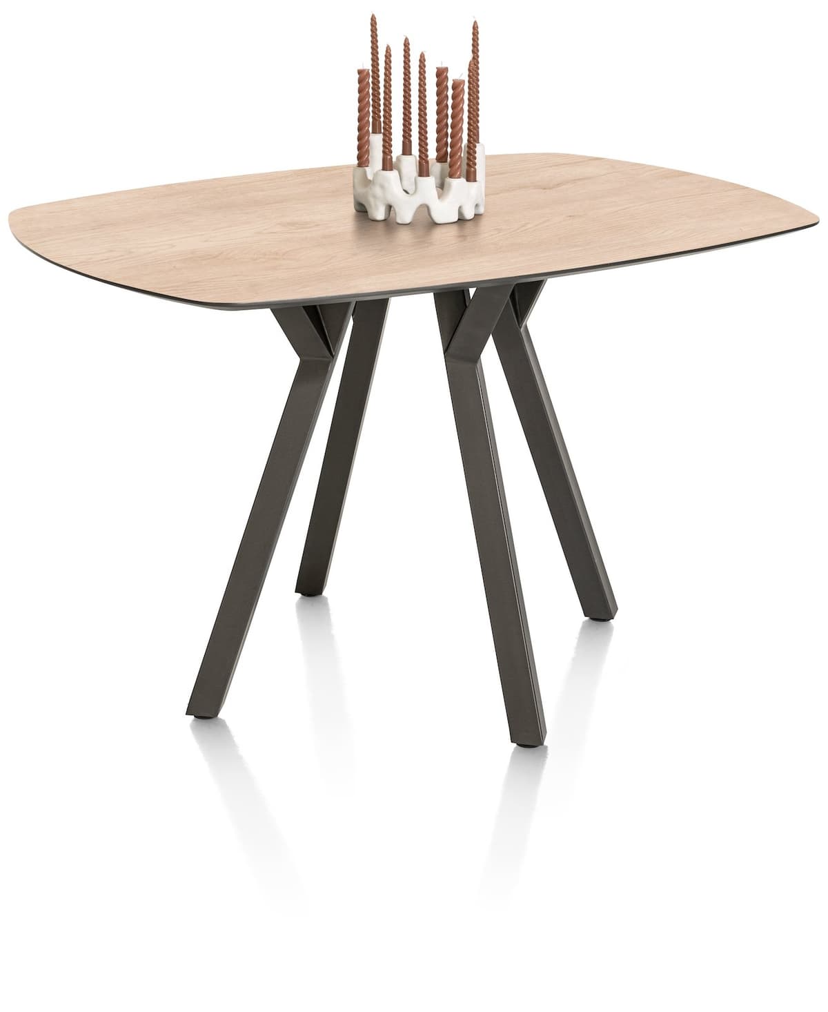 Bar tafel 150x105 ovaal Minato Light Natural Oak - 2