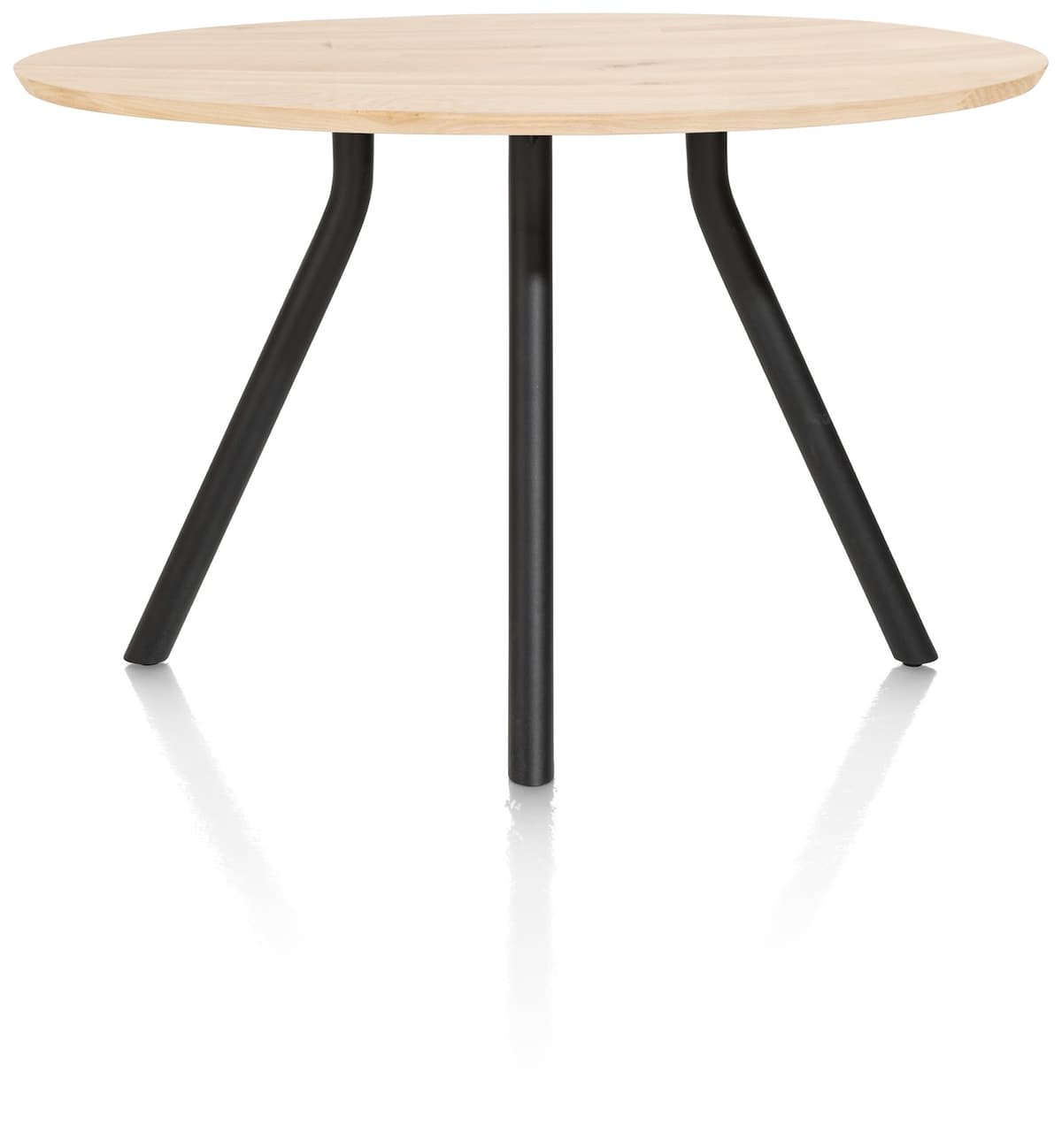 Bartafel rond dia 140cm Arvada Centrale poot zwart natural - 1