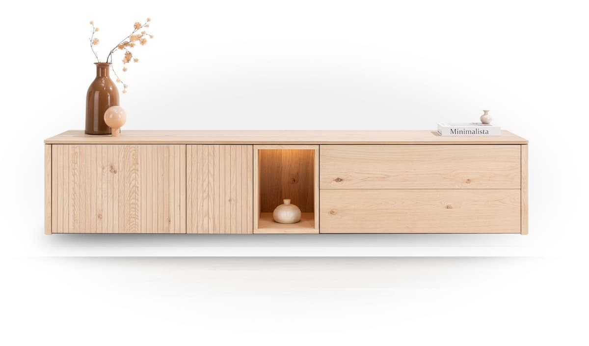 Lowb. 210cm 2d+2l+1n Trenton natural - 2