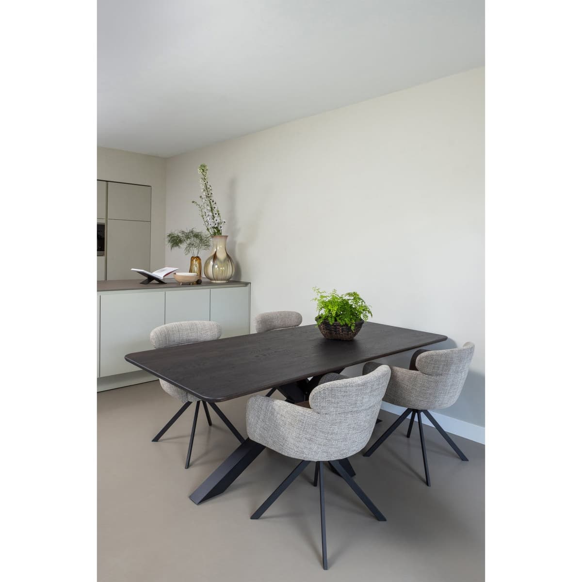 FENNE DRAAIBARE EETKAMERSTOEL NATUREL - 12