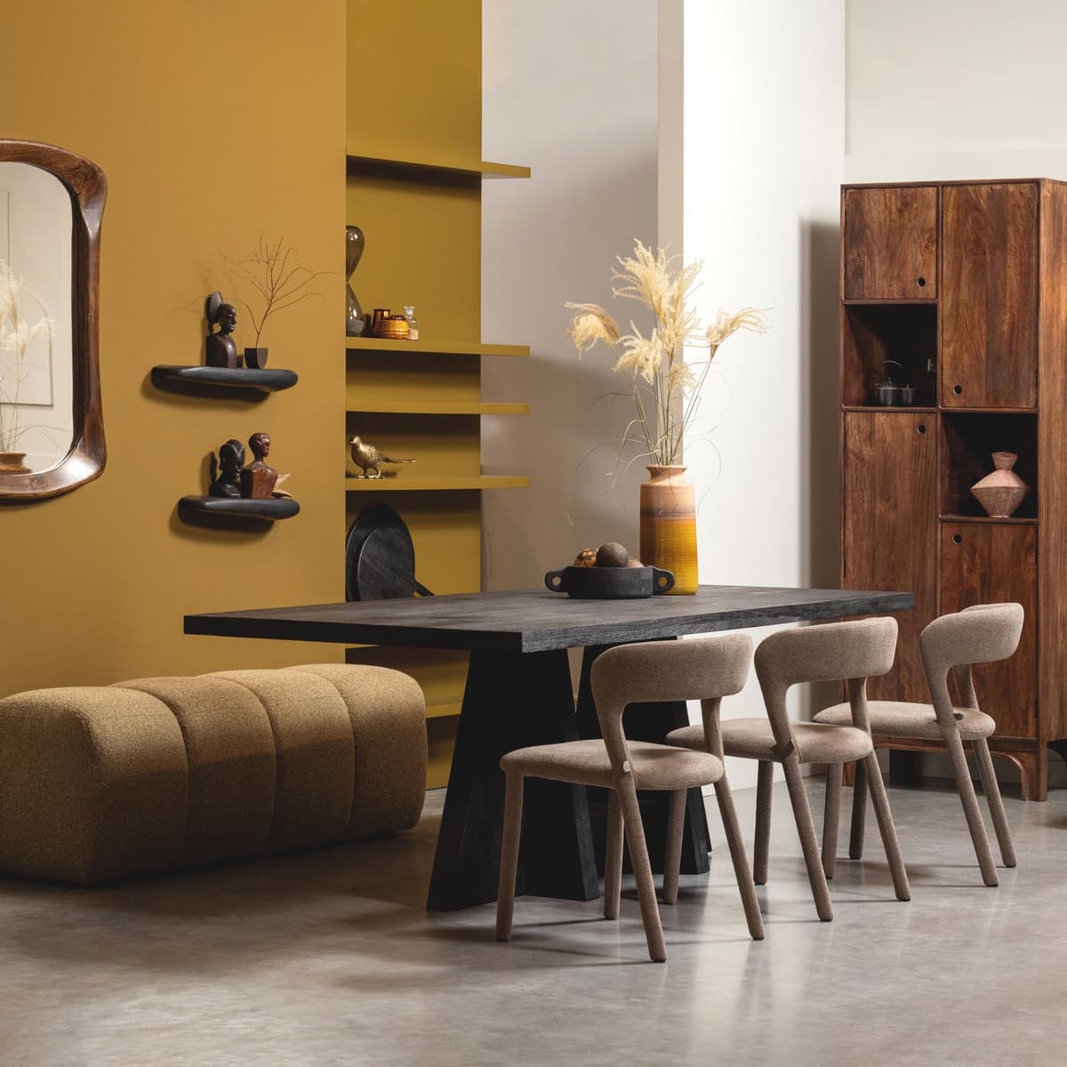 NOBLE EETKAMERSTOEL TAUPE - 14